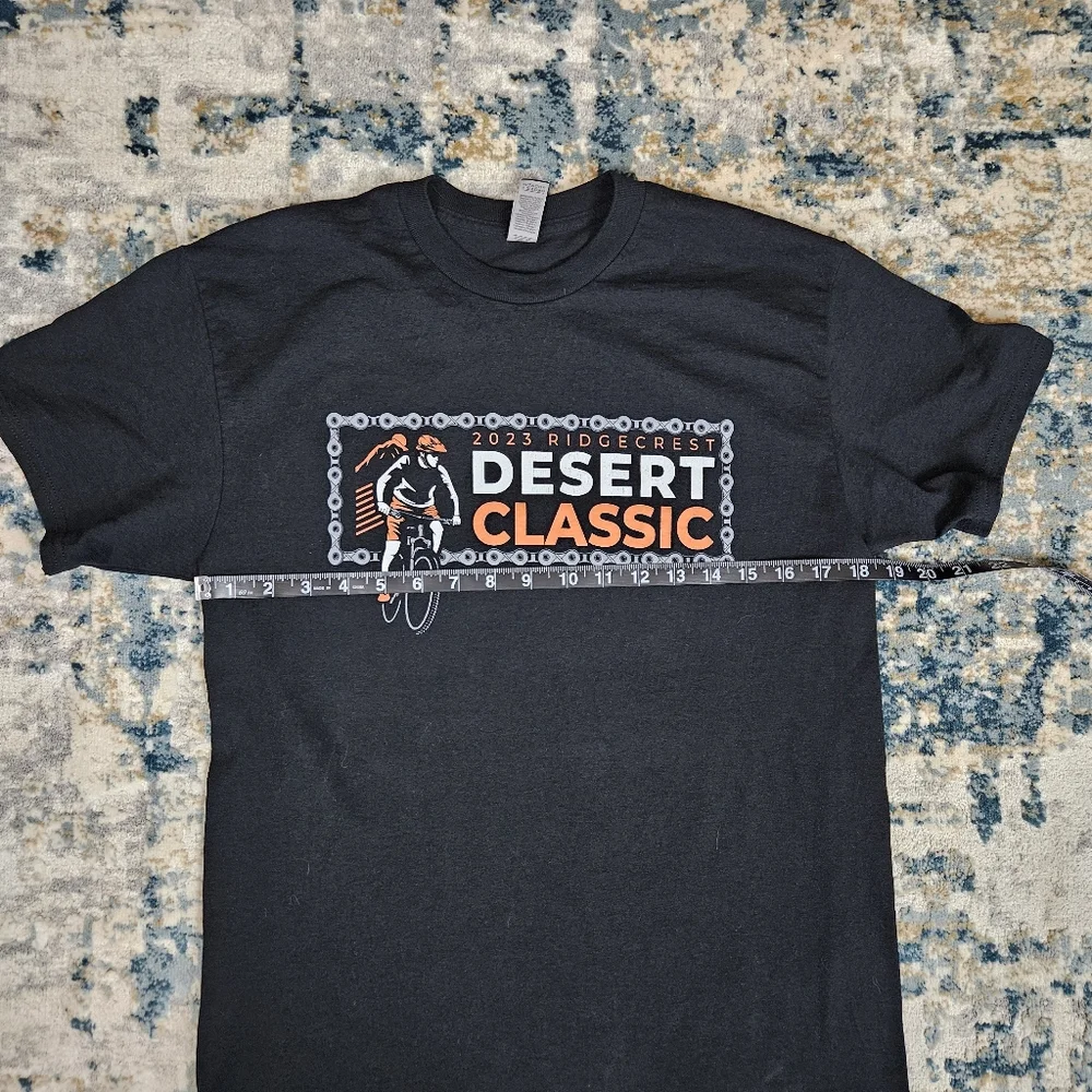 Ridgecrest Desert Classic 2023 MTB T Shirt Men’s M Black Graphic Mountain Biking
